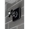 Kingston Brass KS3040ZX Single-Handle Three-Way Diverter Valve with Trim Kit, Matte Black KS3040ZX - alternate 6